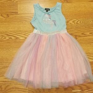 Zunie Unicorn Dance Costume - Blue and Pink
